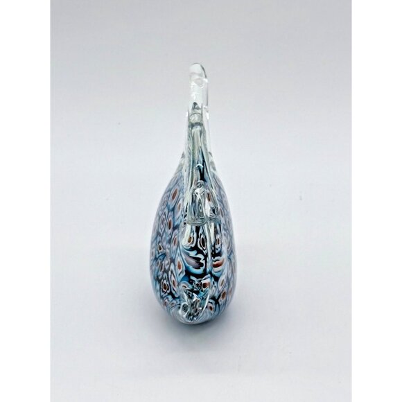 Murano Style Millefiori Art Glass 4.25" ropical Angelfish Paperweight Figurine - Picture 6 of 9